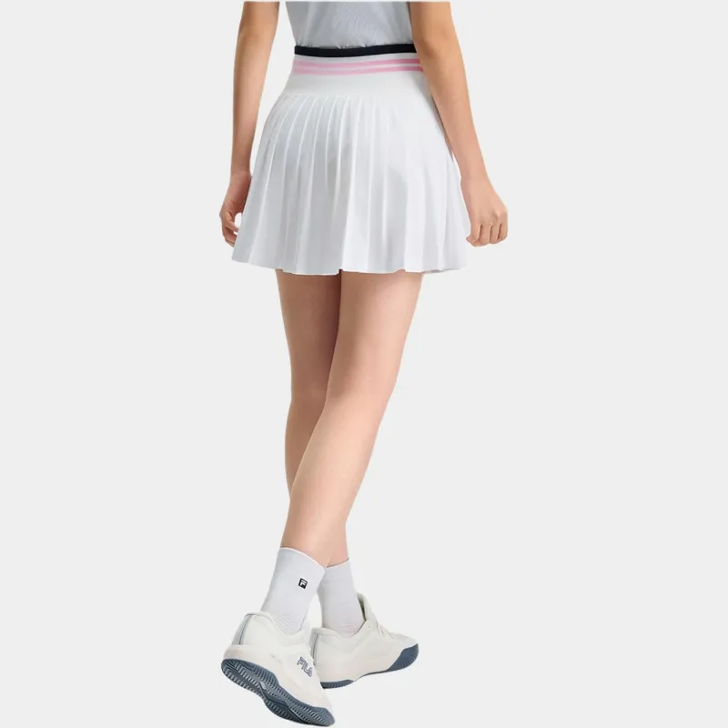 FILA TENNIS Casual Short Skirts Women's Jade White-5