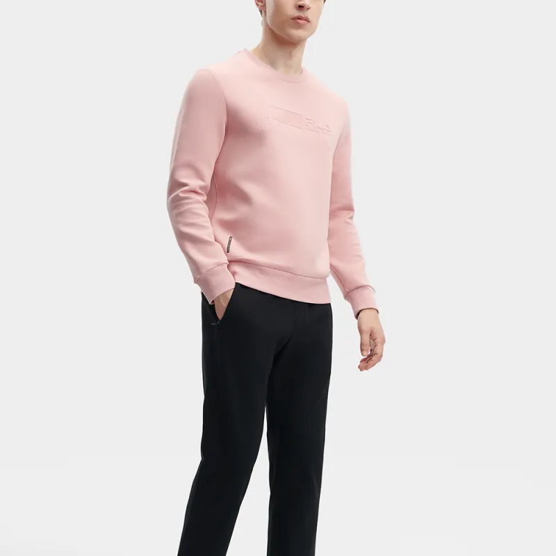 FILA Sweatshirt Men's Agar Powder Pink-4