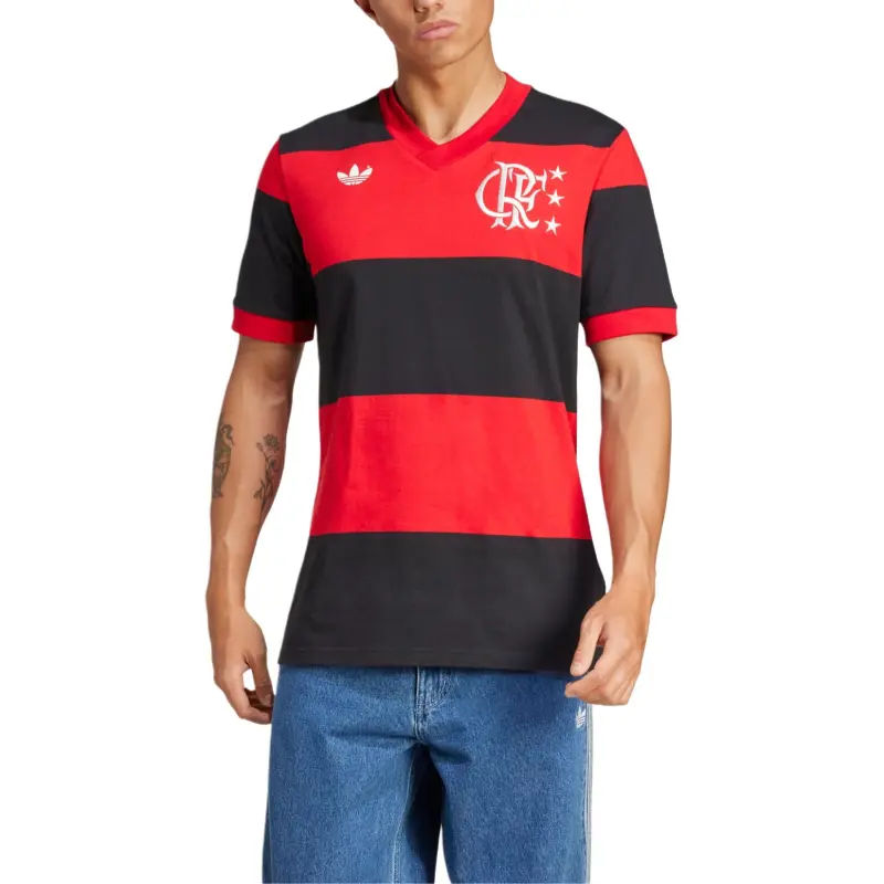 Adidas Free Shipping With AdiClub Cr Flamengo '81 Home Jersey-2