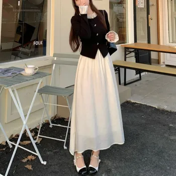 GULIANFEI Long Sleeved Dresses Women's Image Color