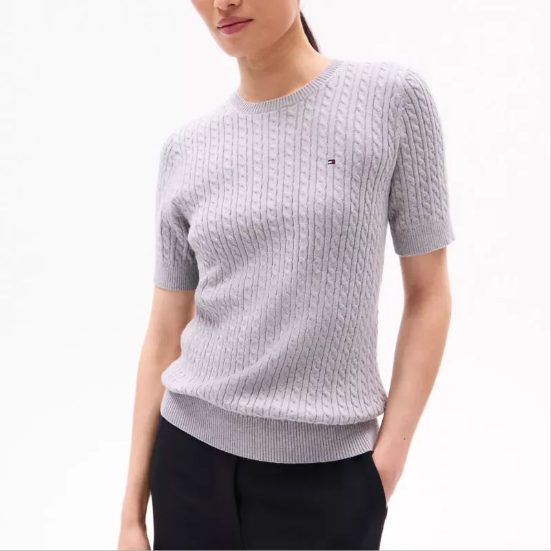 Tommy Hilfiger Sweaters Women's Light Gray-1