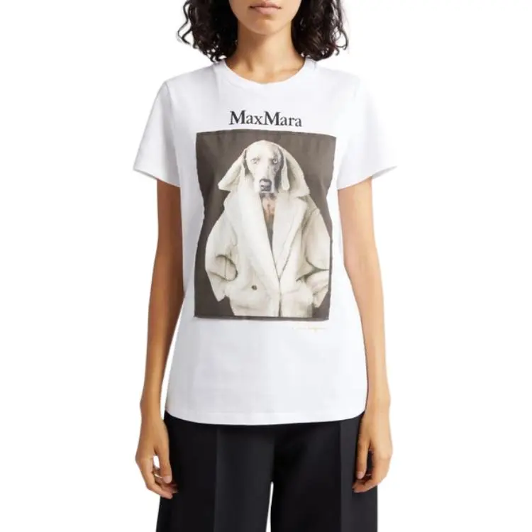 MaxMara T Shirts Women's White-3