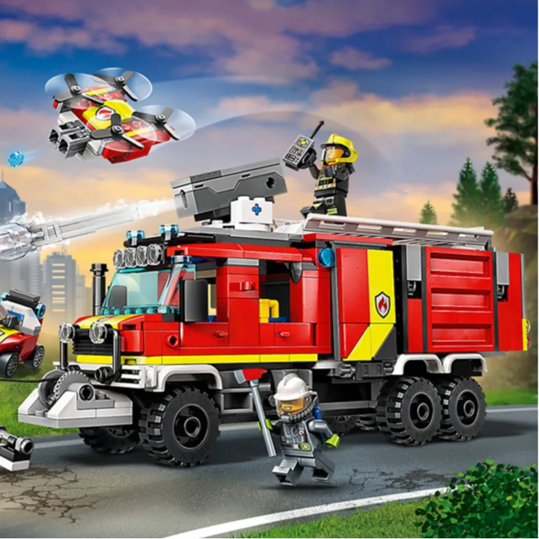 LEGO Fire Command Truck Building Blocks 60374-3