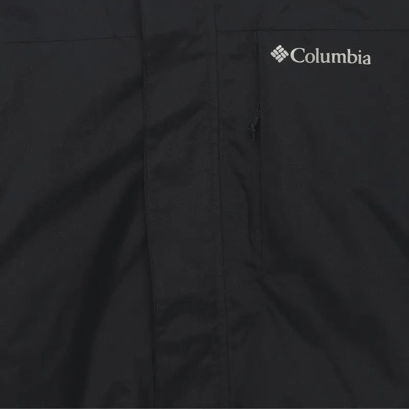 Columbia Water-Resistant Windproof Breathable Warm Cold-Resistant Windbreaker Jacket Men's Black-5