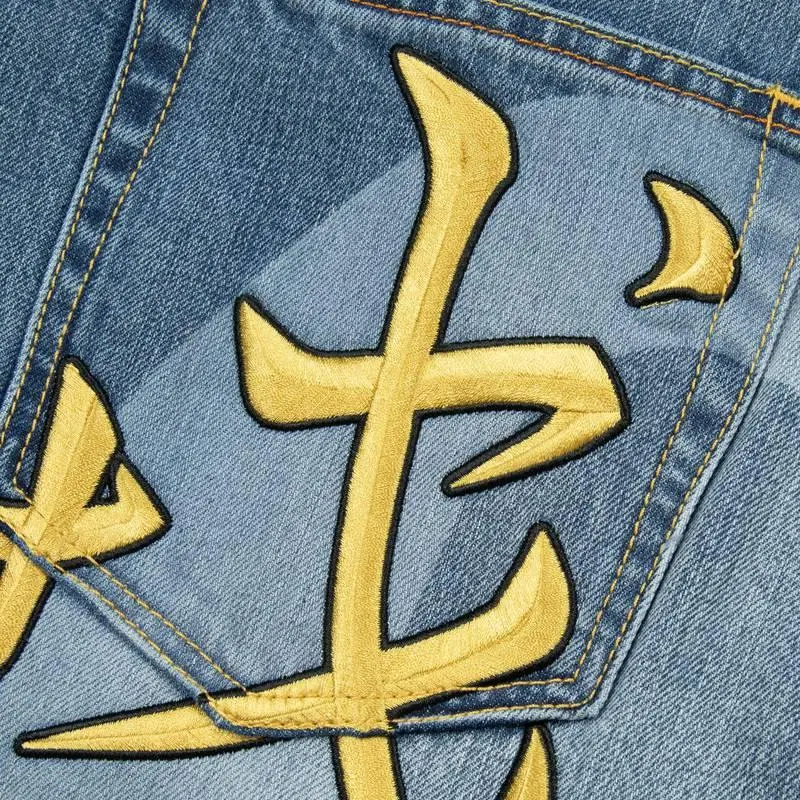 PALACE X Evisu Long Denim Short-4