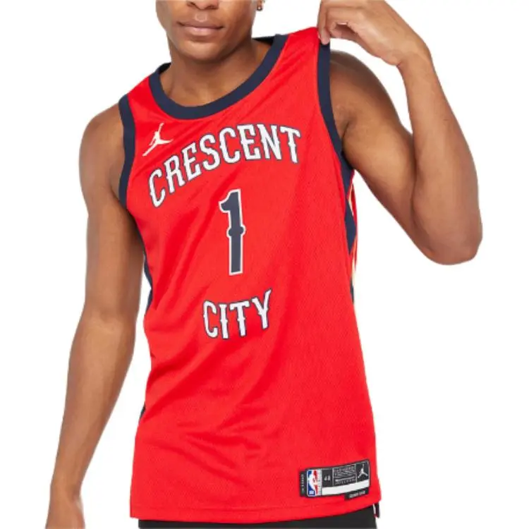 Jordan Zion Williamson New Orleans Pelicans 2023/24 Statement Edition Jordan Dri FIT Nba Swingman Jersey-3