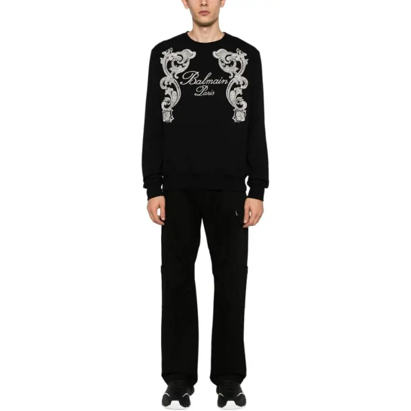 BALMAIN FW23 Sweatshirt Men's Black-1