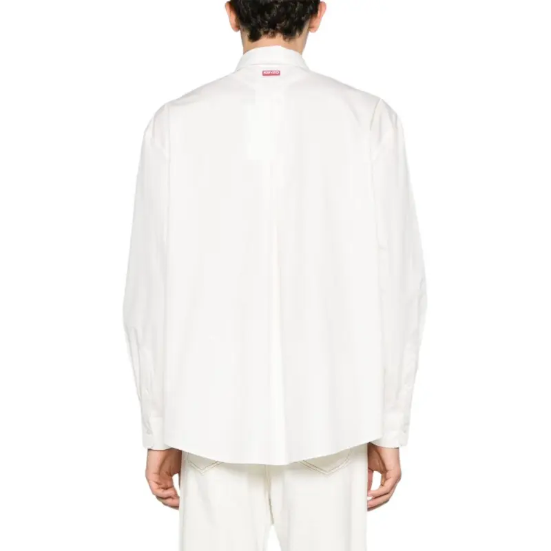 KENZO Logo Printed Long Sleeve T Shirt-3