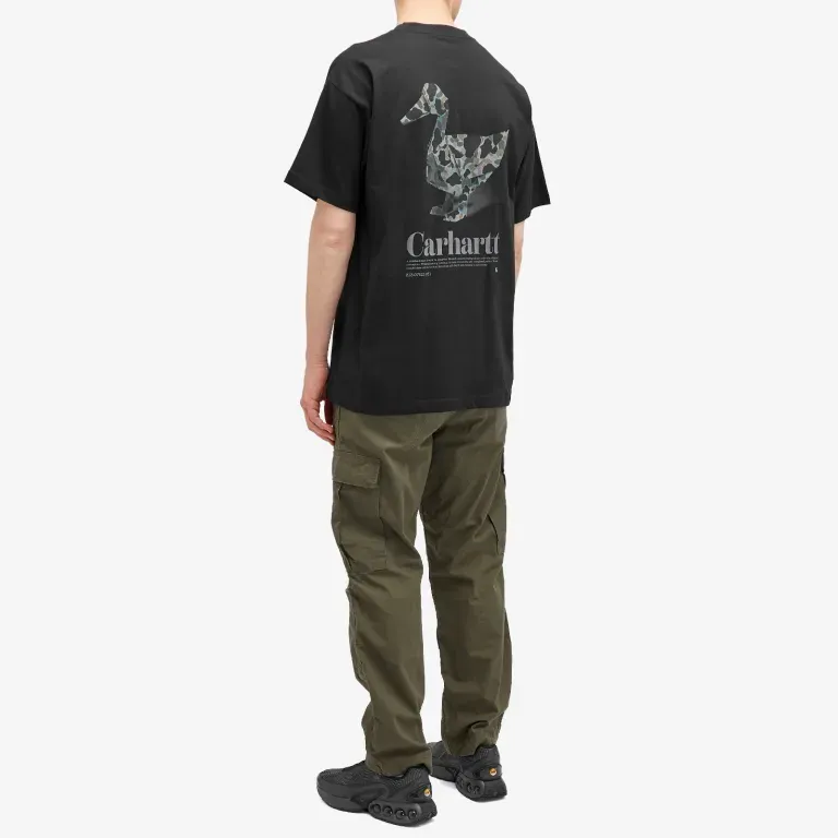 Carhartt WIP FW24 S/S Fold Duck T Shirt T Shirt Unisex Black-4