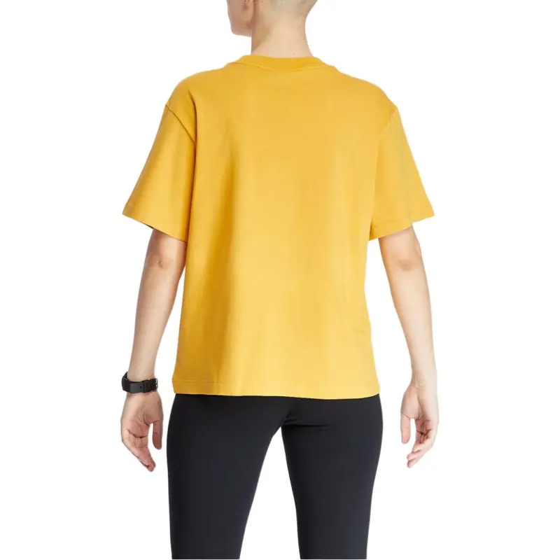 Nike Drop Shoulder Sleeve T-Shirt Women's Dopamine Dressing Egg Yellow-1