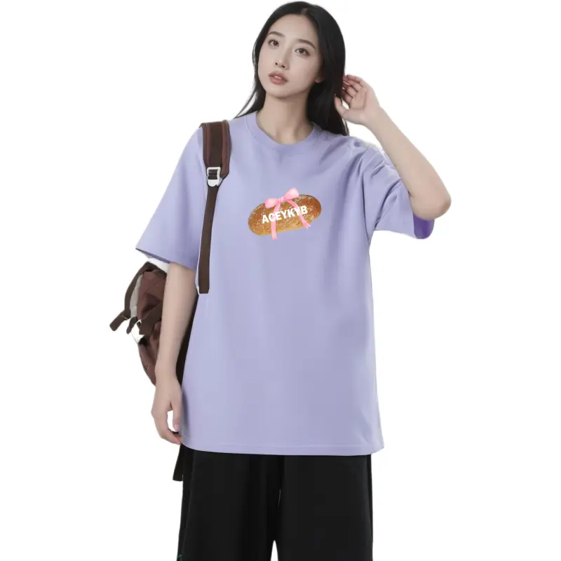 YK&YB T Shirts Unisex Lavender-4