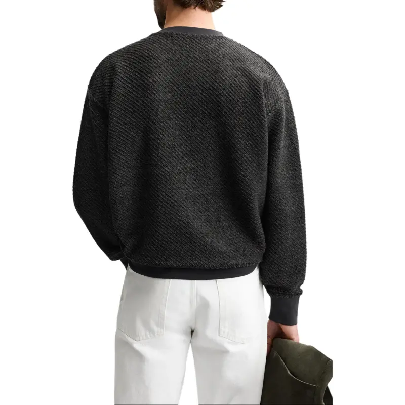 ZARA Sweatshirt Men's Coal Gray-3
