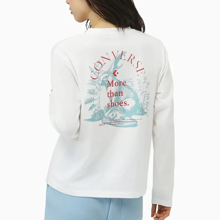 Converse SS25 T Shirt Women's White-3