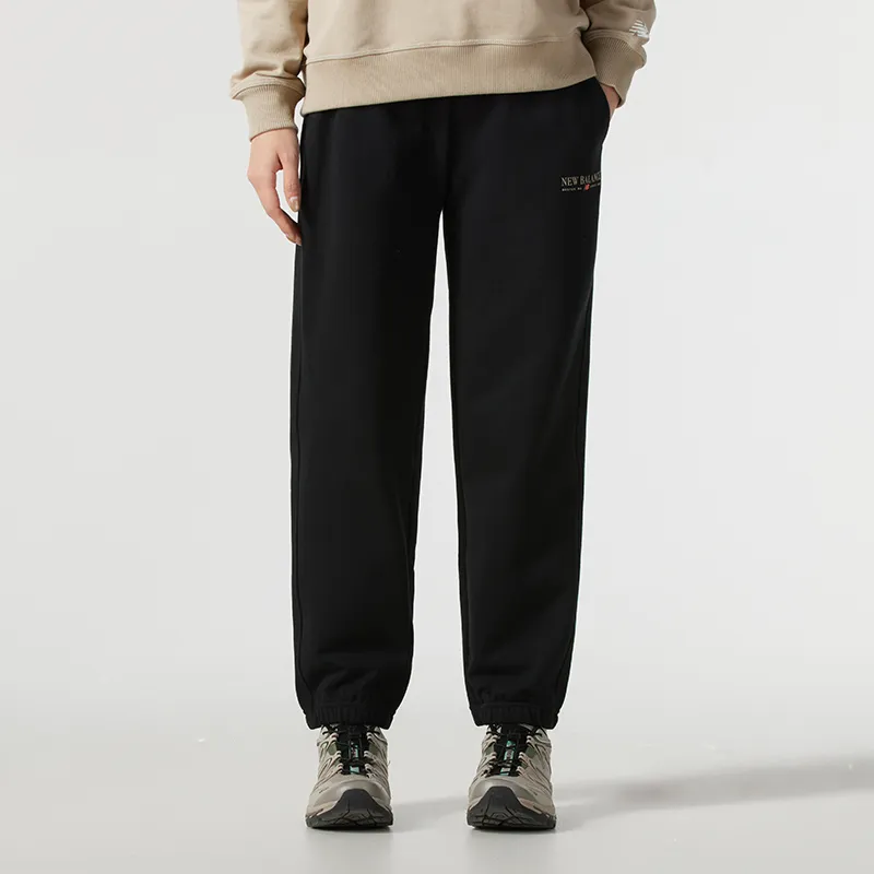 New Balance Knitted Sports Pants Women's Black-1