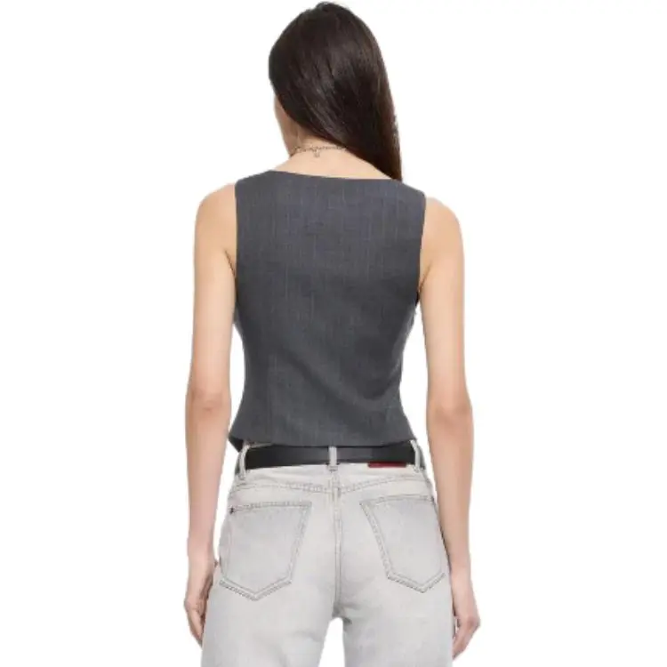 Miss Sixty Vest Women's Dark Gray-2