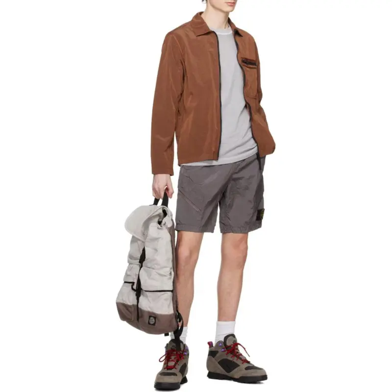 STONE ISLAND Jackets Coats Men's Red Brown-4