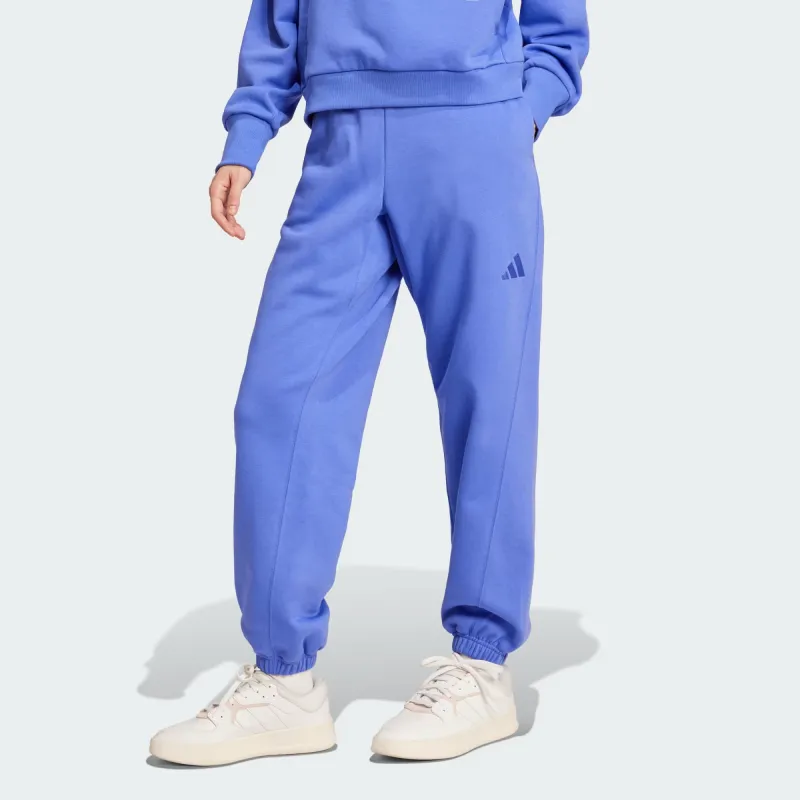 Adidas x Loose Sportswear All Szn Knitted Sports Pants Women's Half Cobalt Blue-2