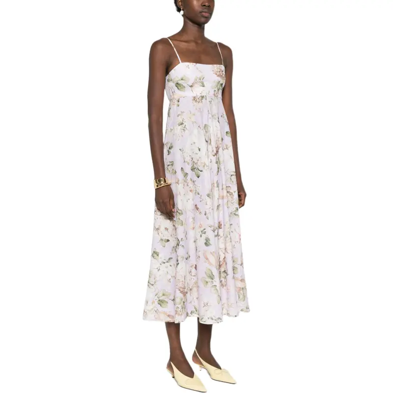 Zimmermann Acacia Floral Printed Midi Dress-2