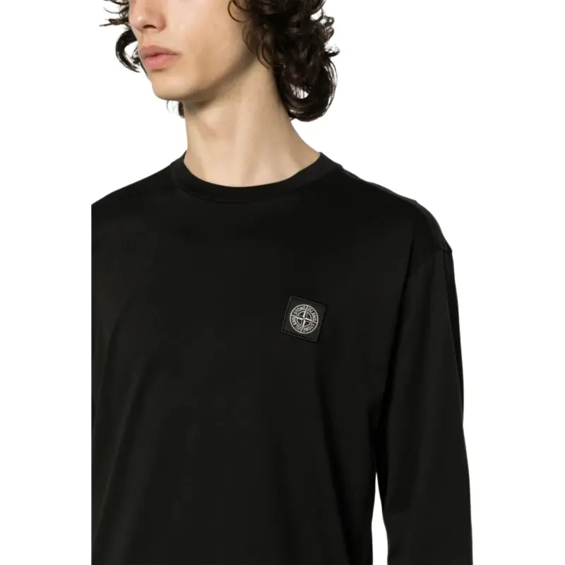 STONE ISLAND Compass Badge Long Sleeved T Shirt-4
