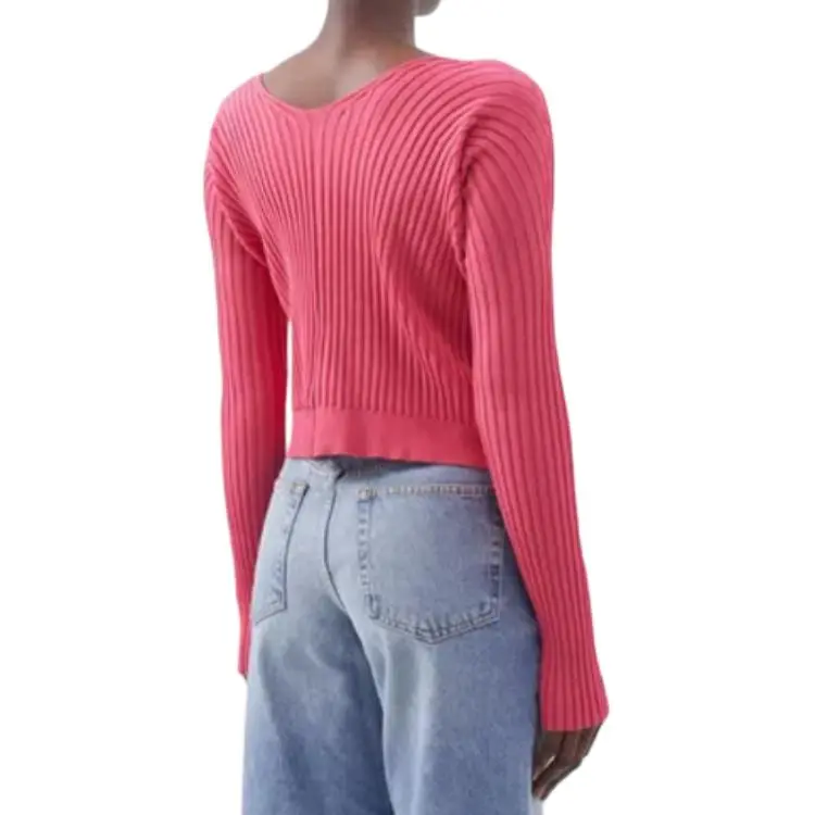 Jacquemus Logo Plaque Long Sleeved Cardigan-4