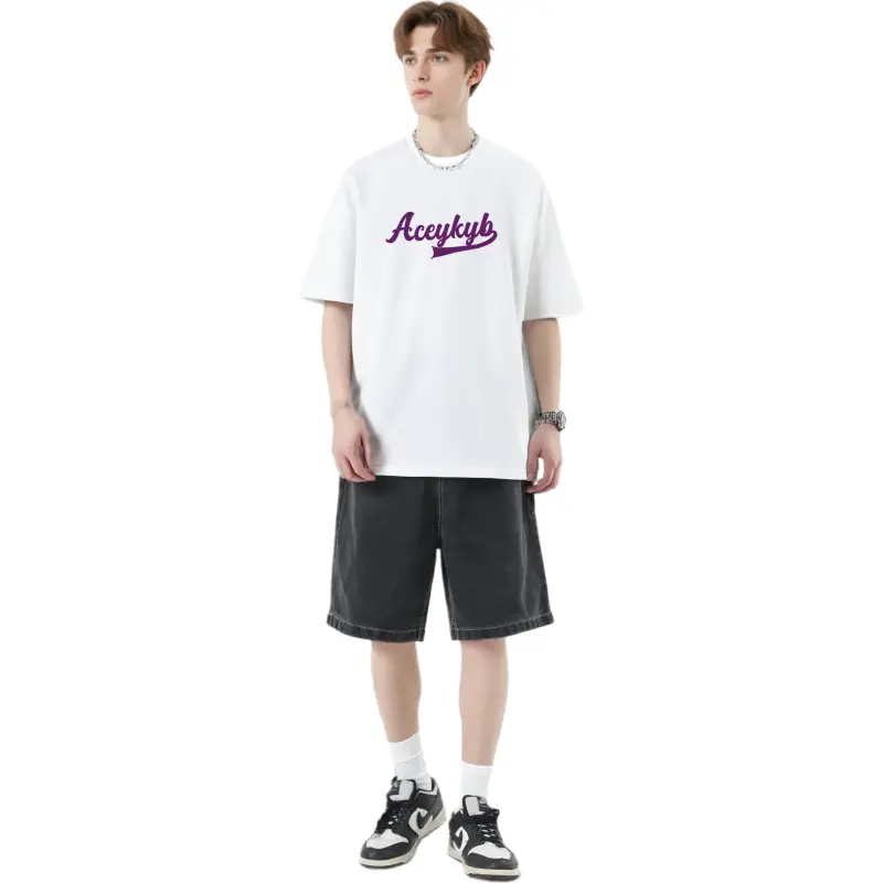 YK&YB T Shirts Unisex White-3