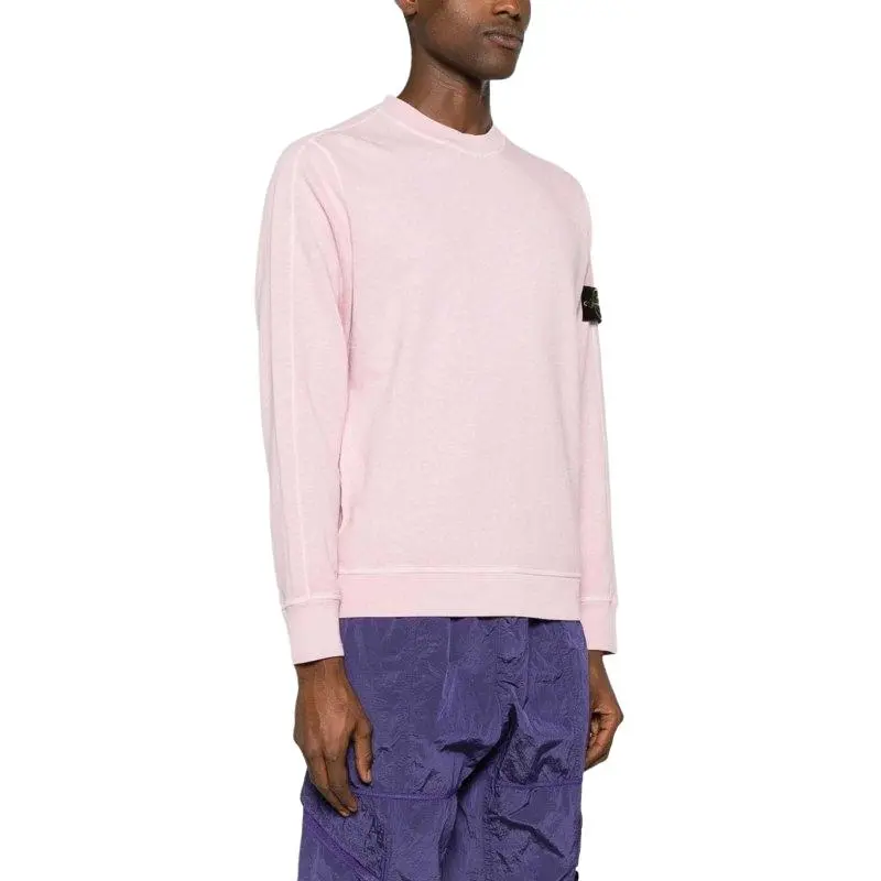 STONE ISLAND Logo Patch Crewneck Sweatshirt-4