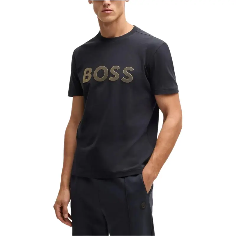 HUGO BOSS Logo appliqué T shirt-2