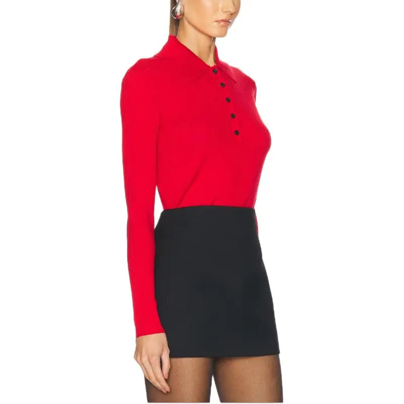 A.L.C. Polo Shirts Women's Red-1