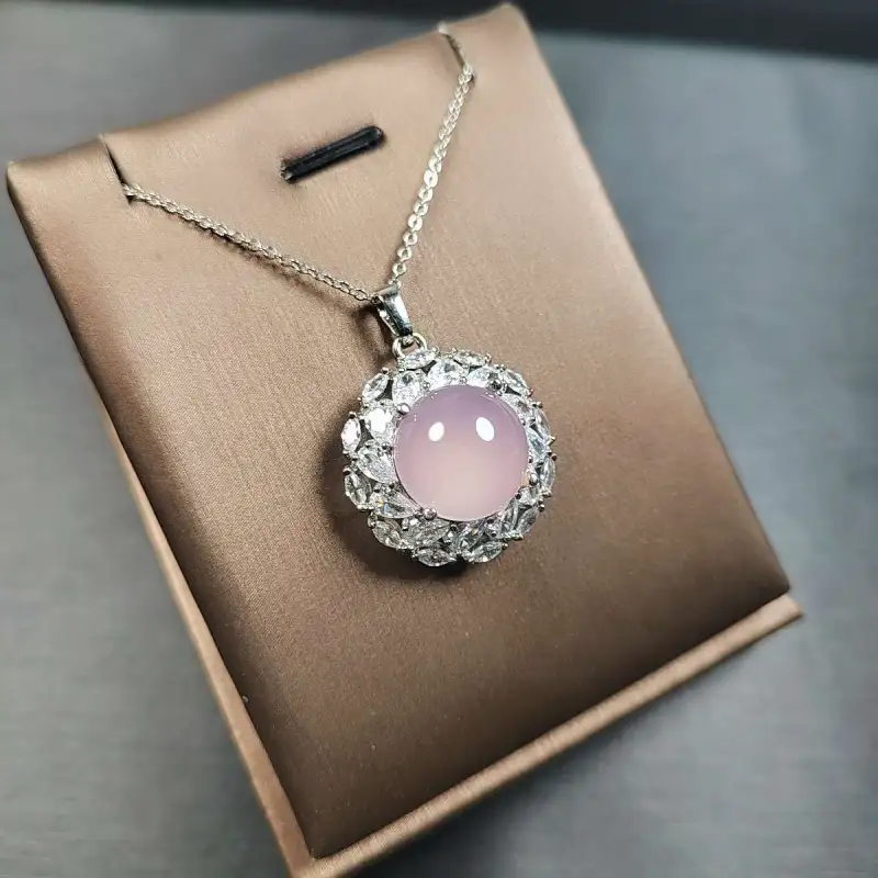 Gifts Chalcedony Necklaces Unisex-3