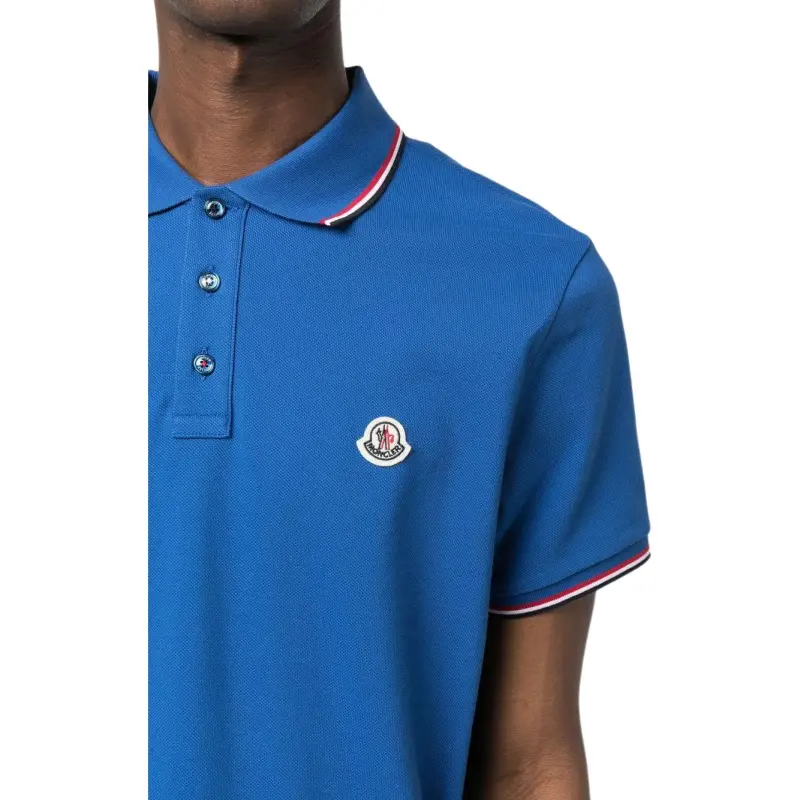 Moncler Logo collar Polo Shirt-4