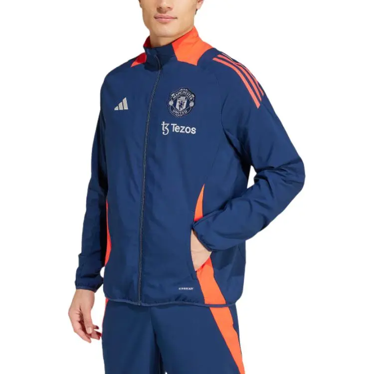 Adidas Manchester UnitedTiro 24 Jacket Men's Midnight Blue/Bright Red-2