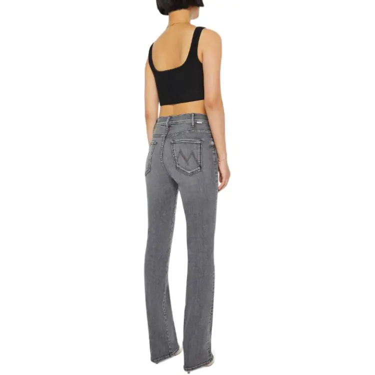 MOTHER Jeans Women's Gray Blue-1