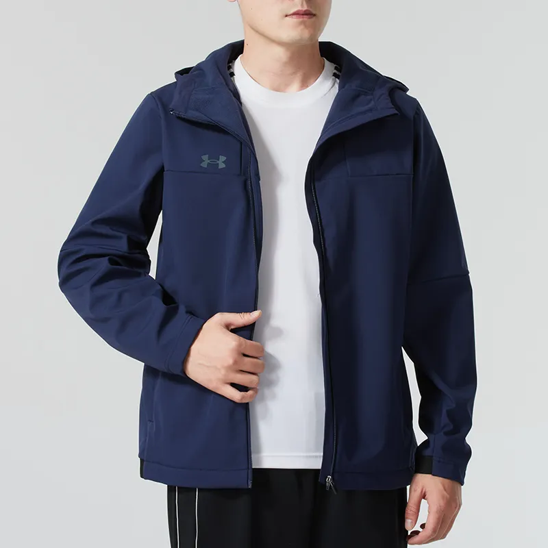 Under Armour Jackets Coats Unisex Navy Blue-1