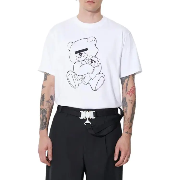 UNDERCOVER Bear print Cotton T shirt-2