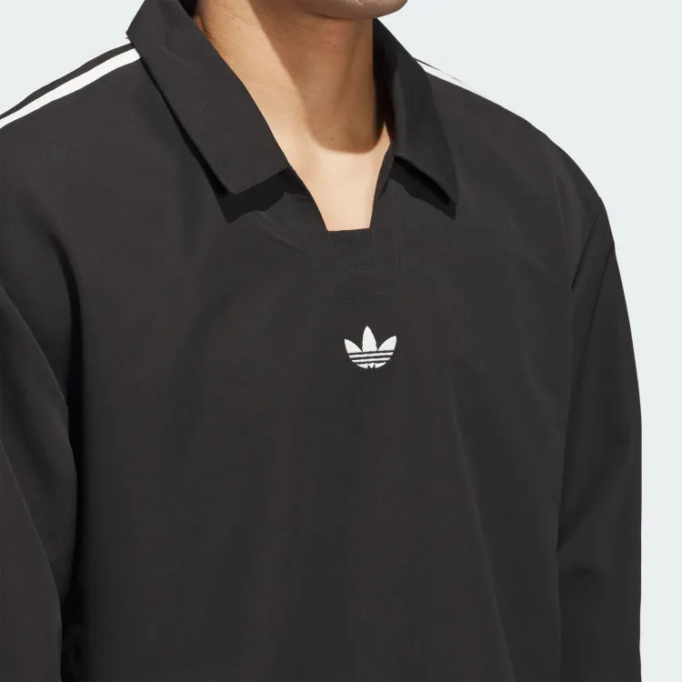【ADIDAS】Originals RUGBY FW24 POLO SHIRT BLACK★追跡可 Adidas Originals RUGBY FW24 POLO SHIRT Polo Shirt Unisex