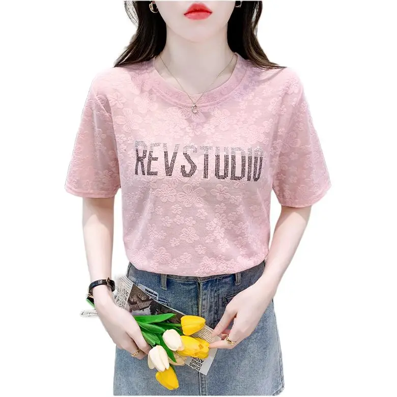 Flowers In Water T Shirt Women's-2