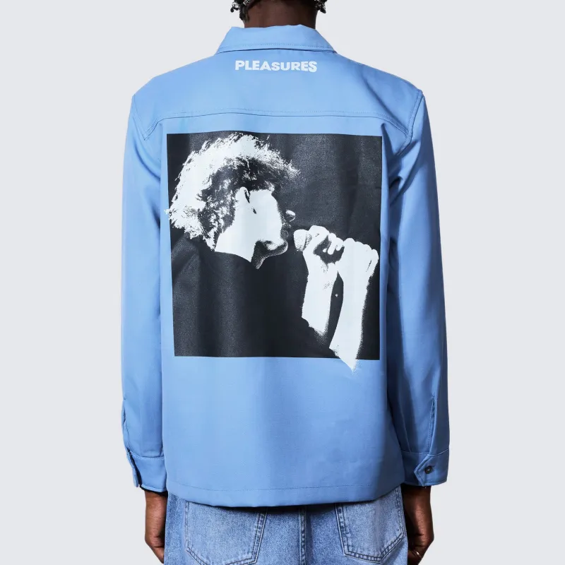 PLEASURES The Jesus And Mary Chain Collaboration Shirts Unisex Blue-3