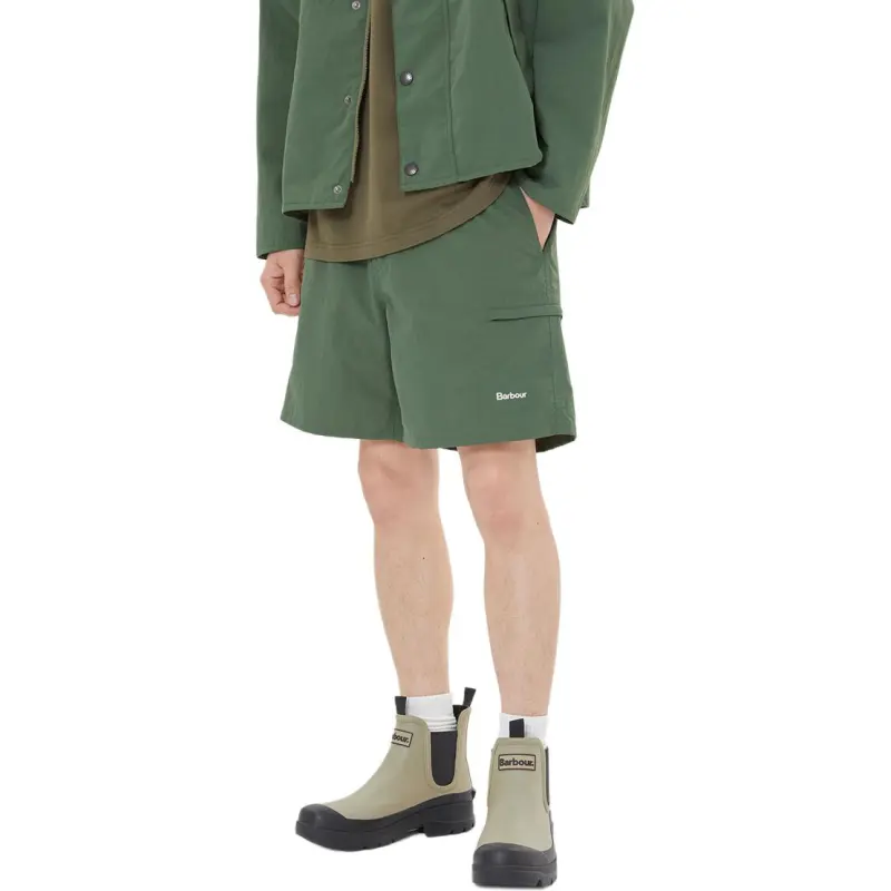 BARBOUR SS25 Casual Shorts Men's Green-3
