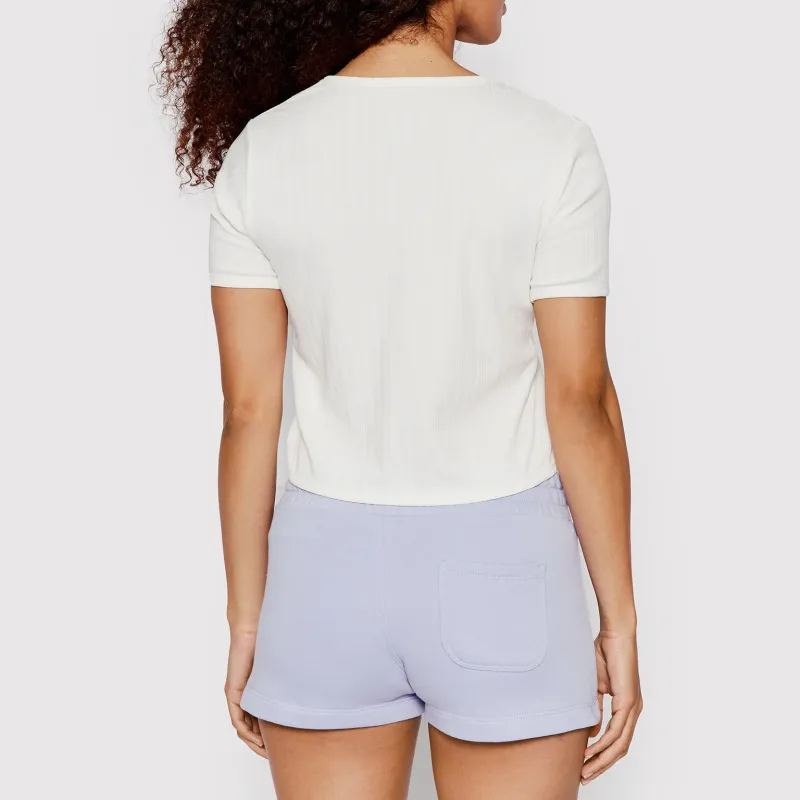 Converse Crop Tops Women's White-3
