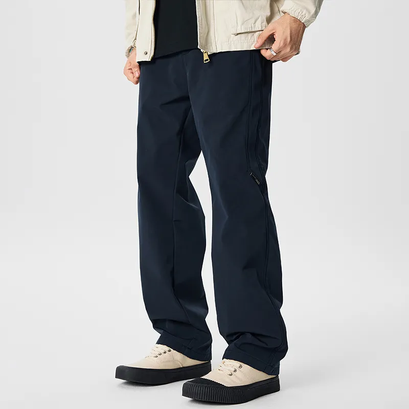 GTRG Casual Pants Unisex Navy Blue-5