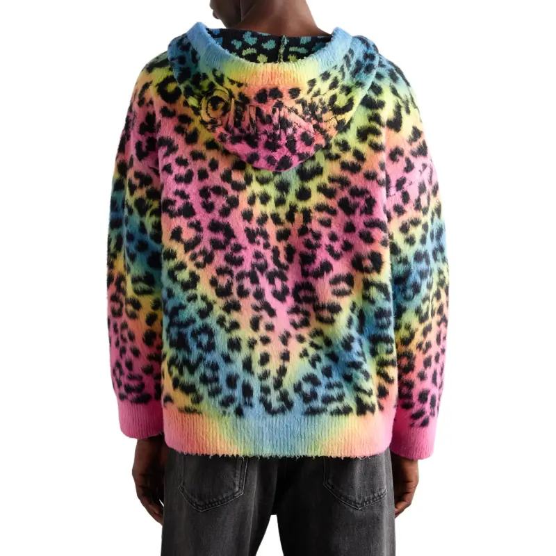 CELINE Oversized Baja In Leopard Print Brushed Cotton-3