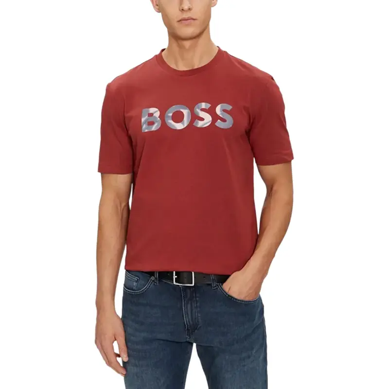 HUGO BOSS T Shirts Men Red-2