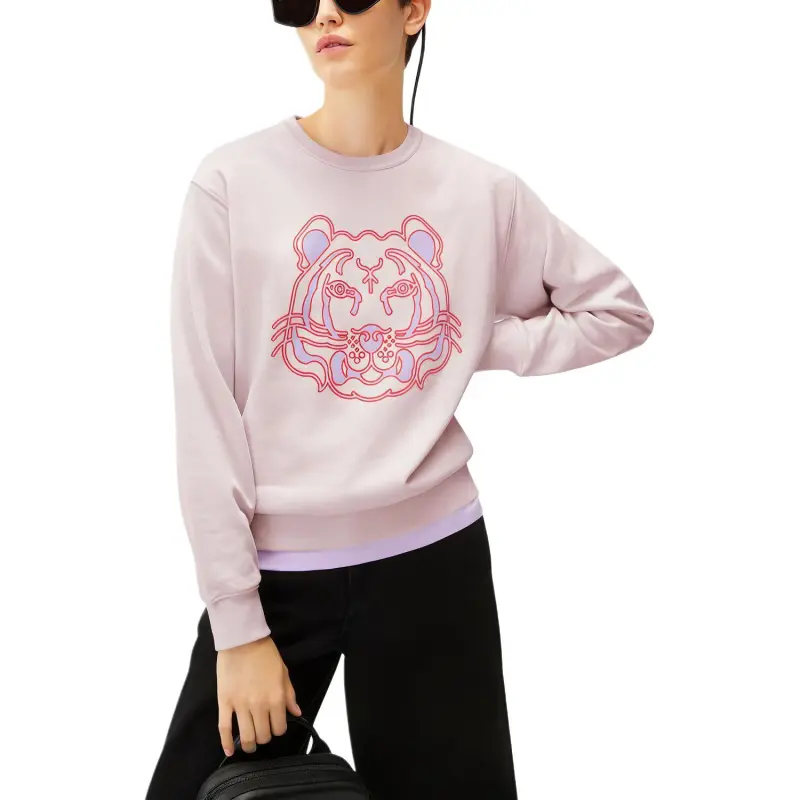 KENZO Sweatshirts Women's Light Pink-1