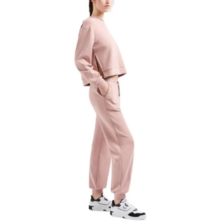 EMPORIO ARMANI EA7 SS25 Sweatshirt Women's Pink-3