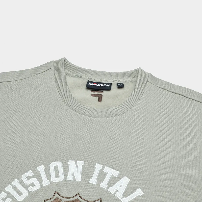 FILA FUSION LIFE Sweatshirt Men's Gray Duckling-2