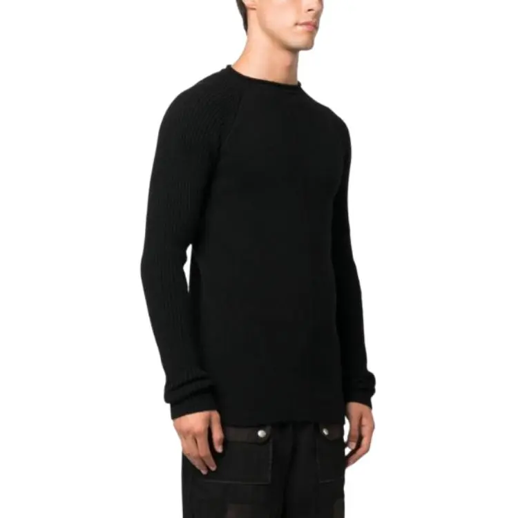 RICK OWENS Long Sleeved Crewneck Pullover-3