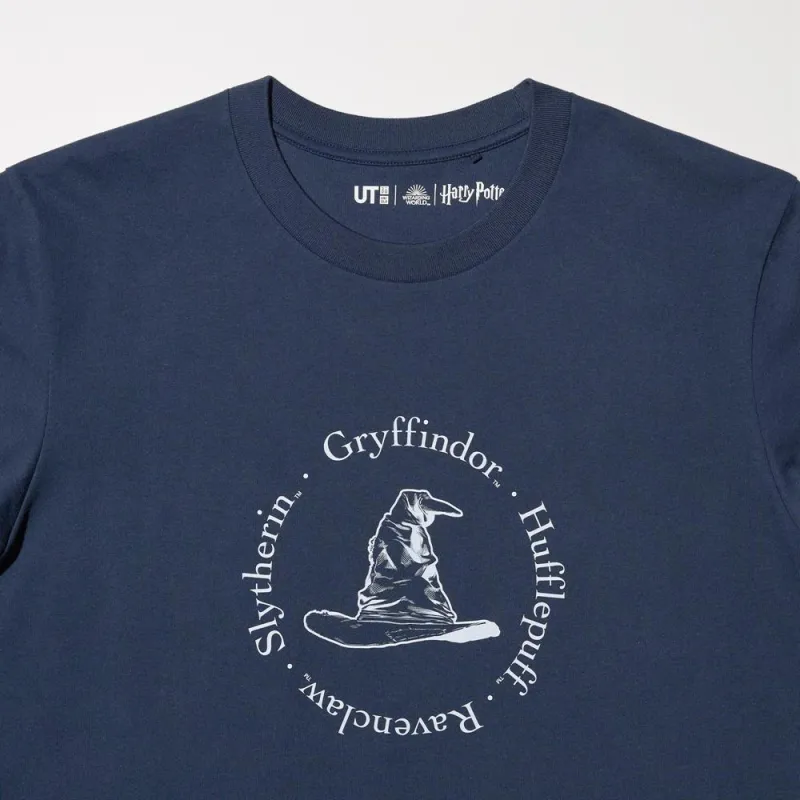 UNIQLO Harry Potter Co brand T Shirts Unisex Navy-1