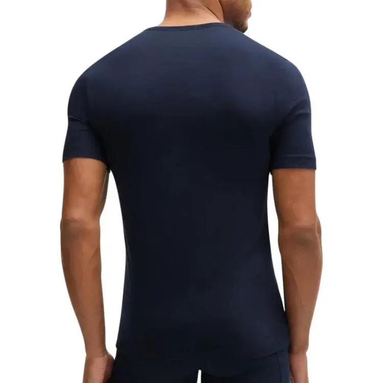 HUGO BOSS T Shirts Men 3 Pack Light Blue+Dark Blue+Black-3