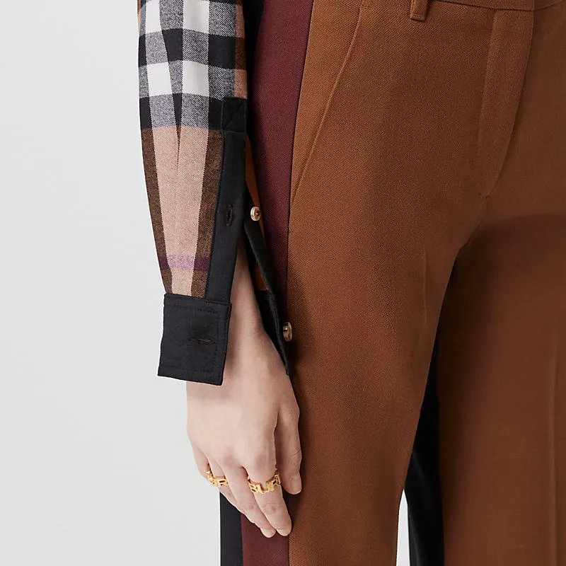 Burberry Check Printed Buttoned Shirt-4
