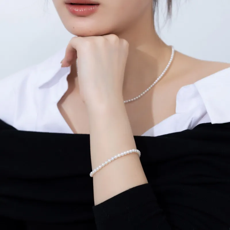 ANGEPERLE Pearl Bracelets Women's-3